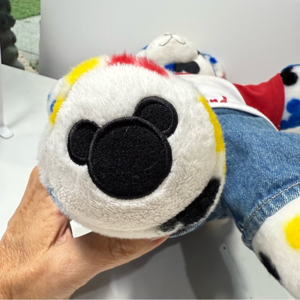 Build-A-Bear Disney Mickey Mouse Plush - Red, Yellow, Blue, Black - Picture 3 of 15